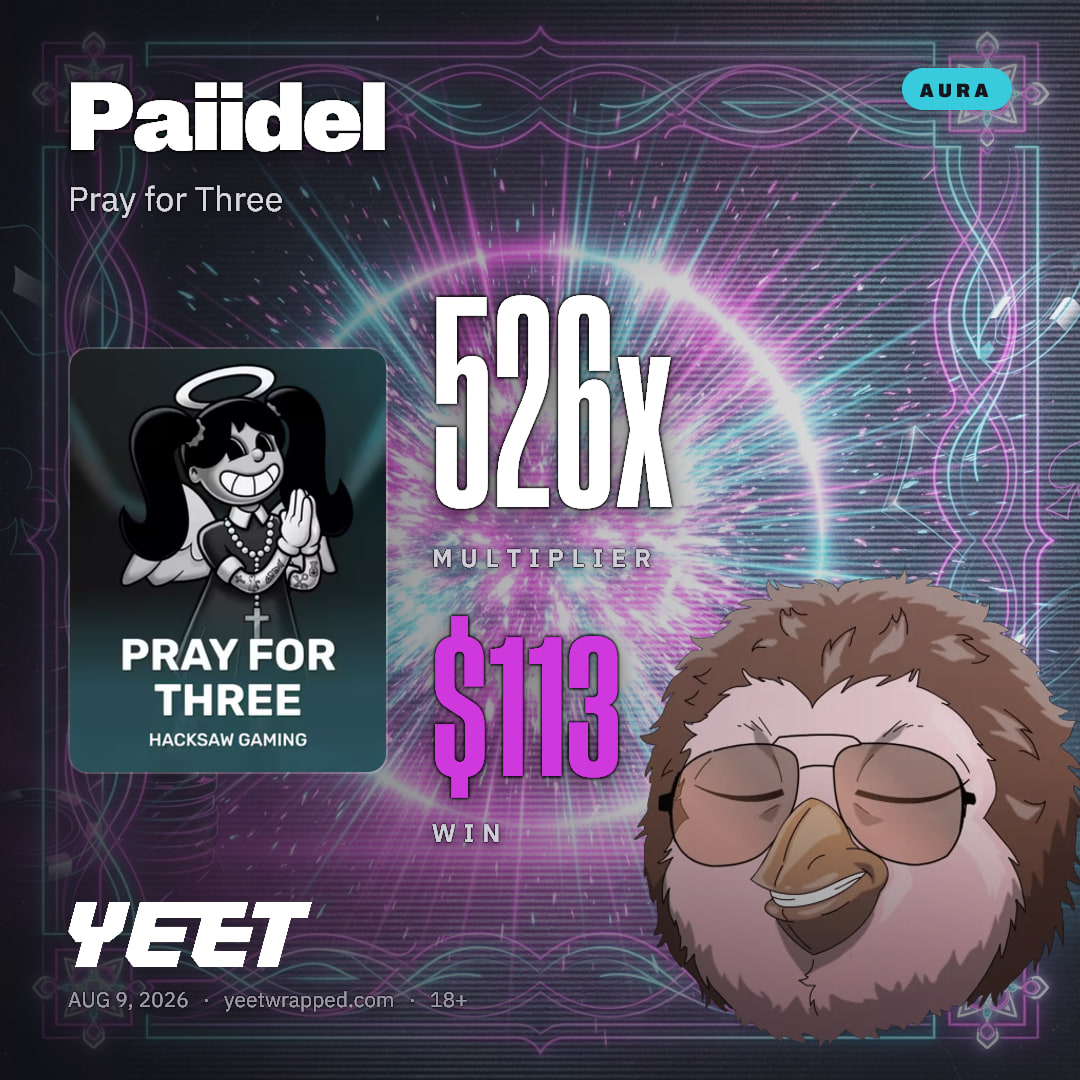 Paiidel hit 525.7x on Pray for Three