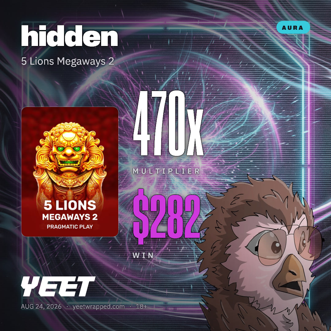 hidden hit 469.6x on 5 Lions Megaways 2