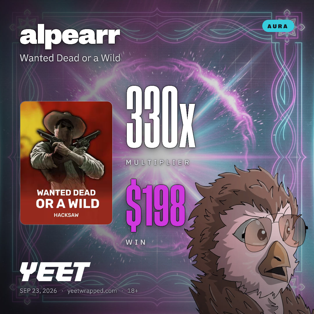alpearr hit 330x on Wanted Dead or a Wild