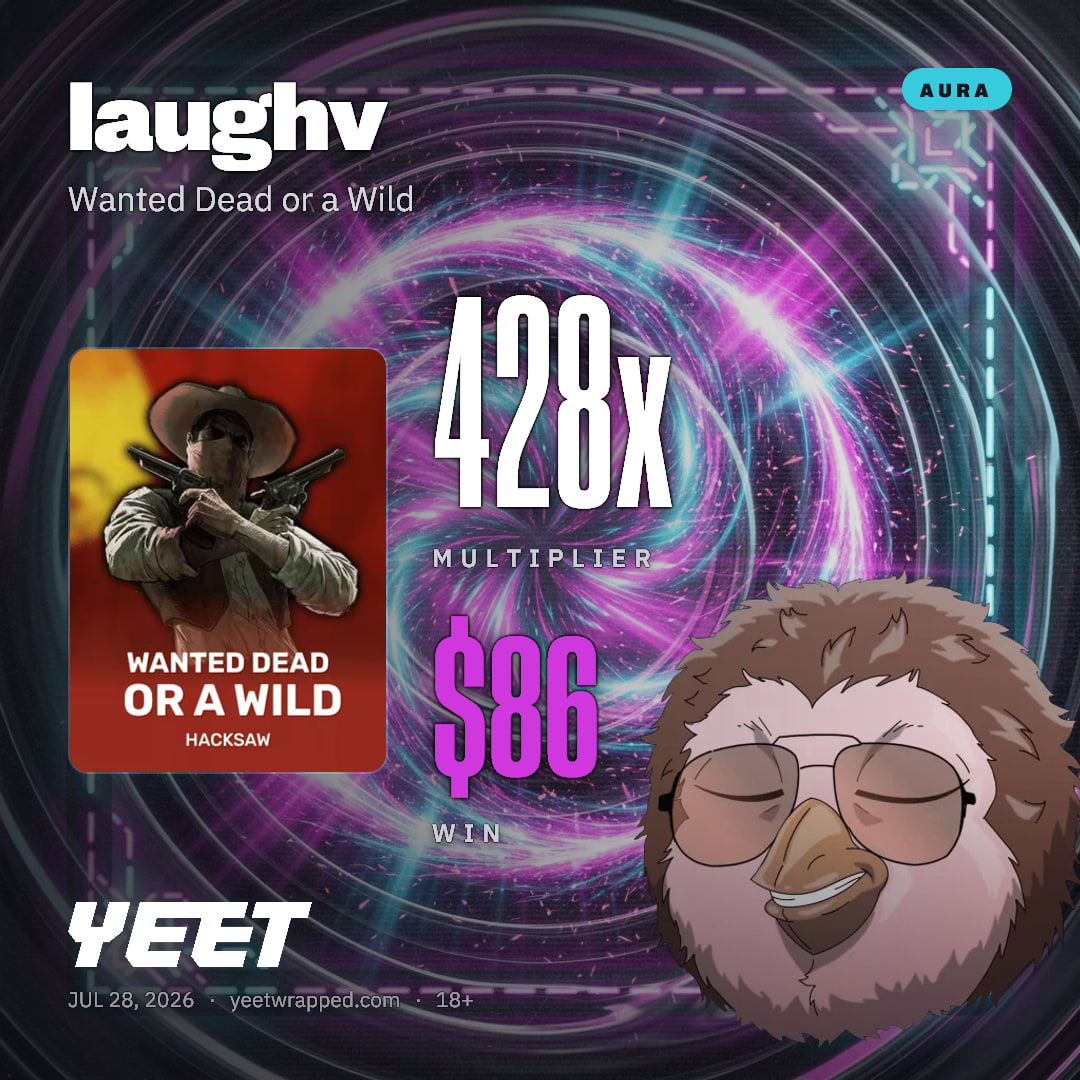 laughv hit 428.3x on Wanted Dead or a Wild