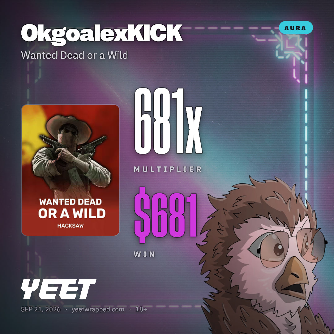 OkgoalexKICK hit 680.6x on Wanted Dead or a Wild