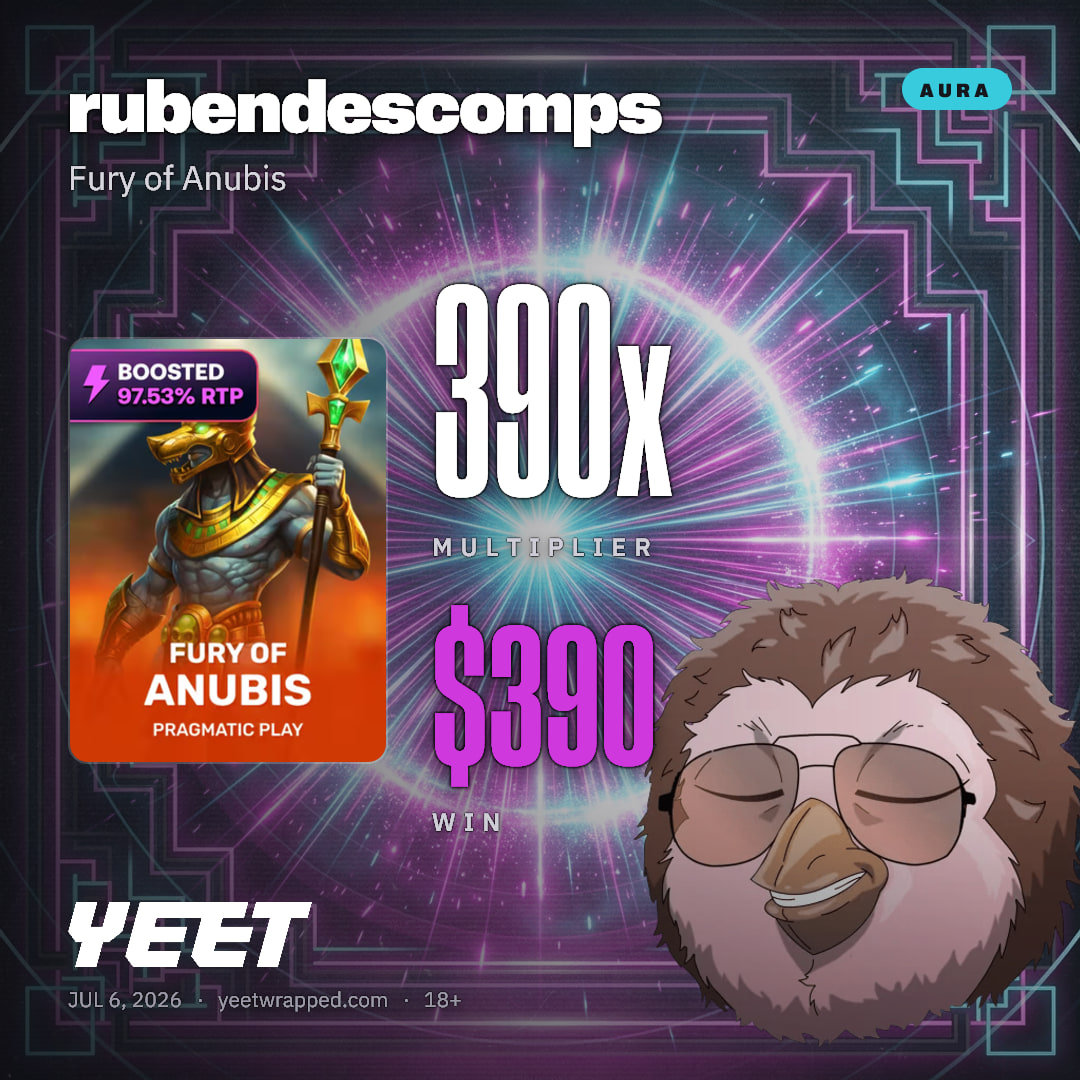 rubendescomps hit 390.4x on Fury of Anubis