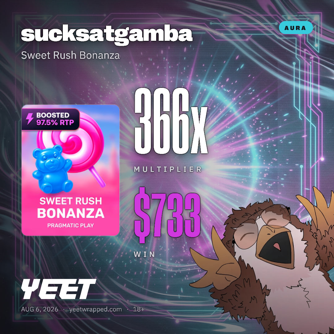 sucksatgamba hit 366.4x on Sweet Rush Bonanza