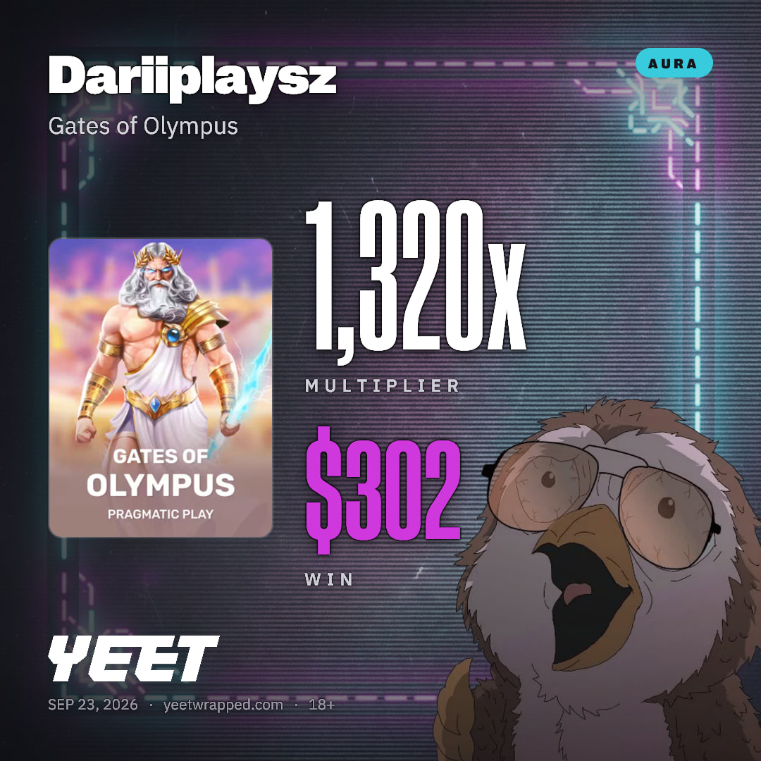 Dariiplaysz hit 1,320x on Gates of Olympus