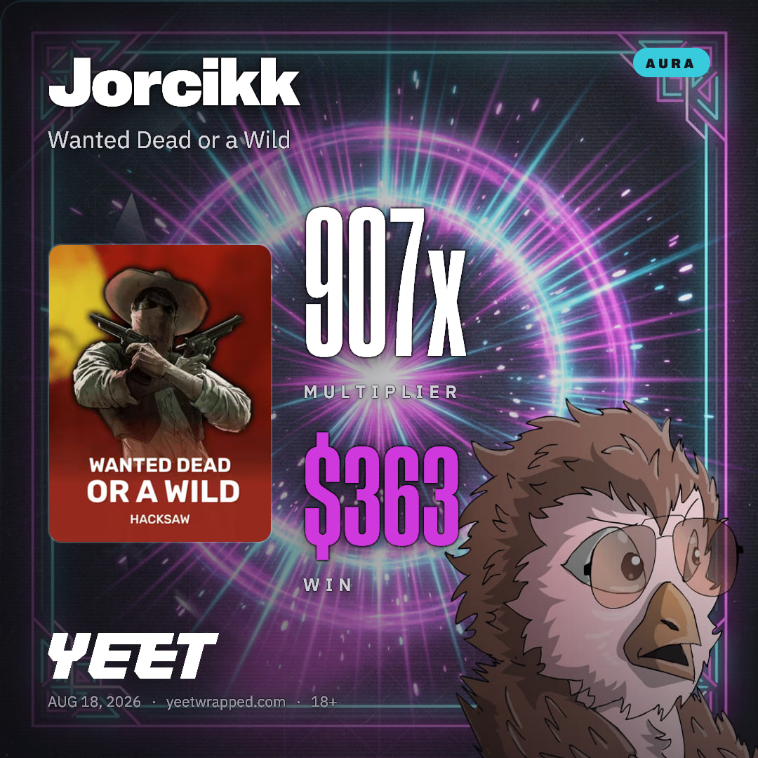 Jorcikk hit 906.8x on Wanted Dead or a Wild
