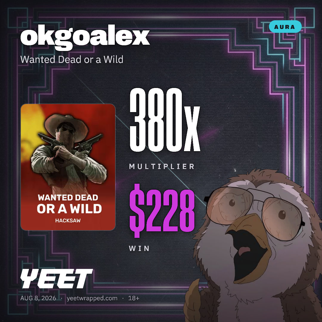 okgoalex hit 379.8x on Wanted Dead or a Wild