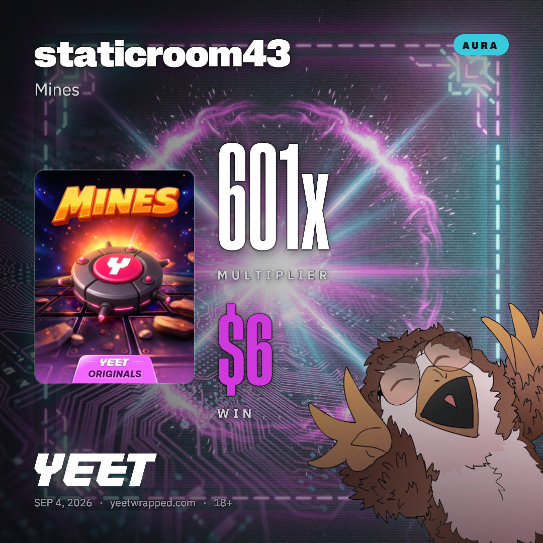 staticroom43 hit 600.9x on Mines
