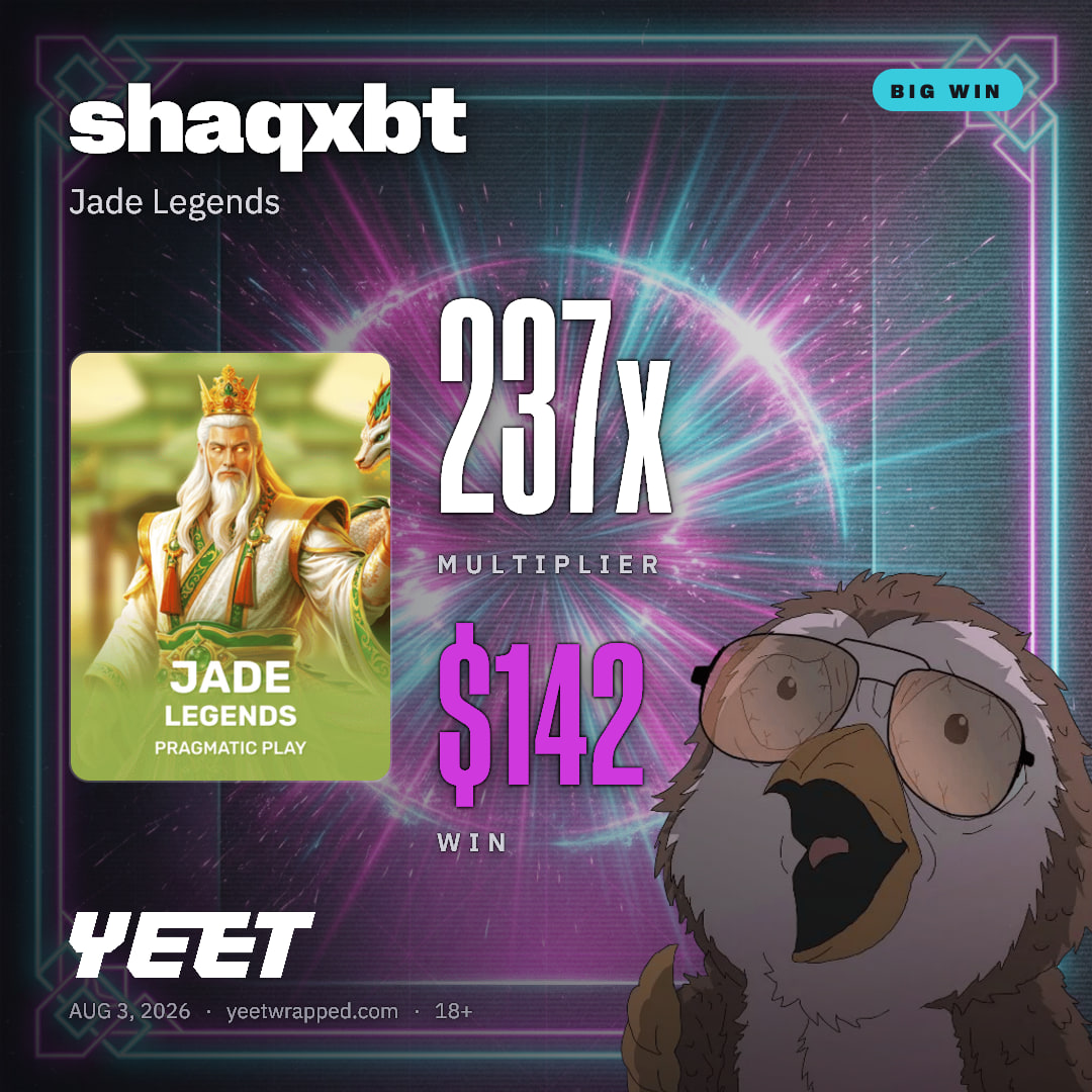 shaqxbt hit 236.5x on Jade Legends