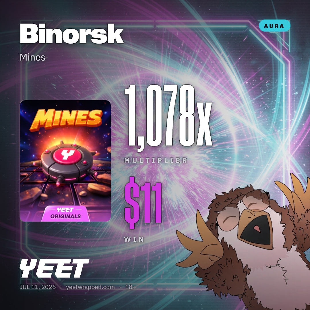 Binorsk hit 1,078x on Mines