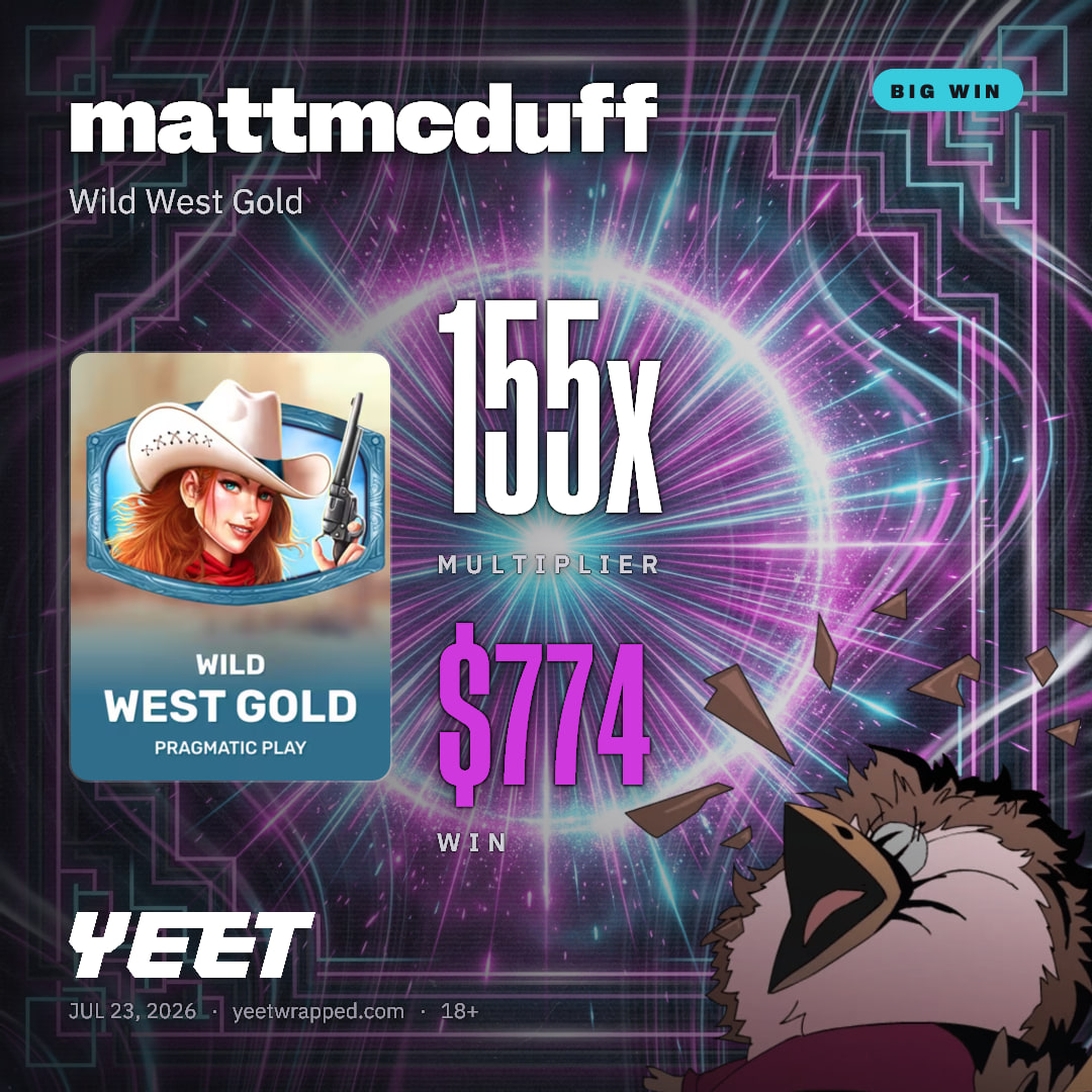 mattmcduff hit 154.8x on Wild West Gold