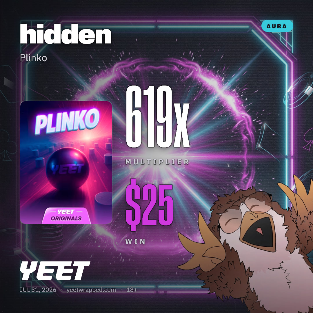 hidden hit 619x on Plinko