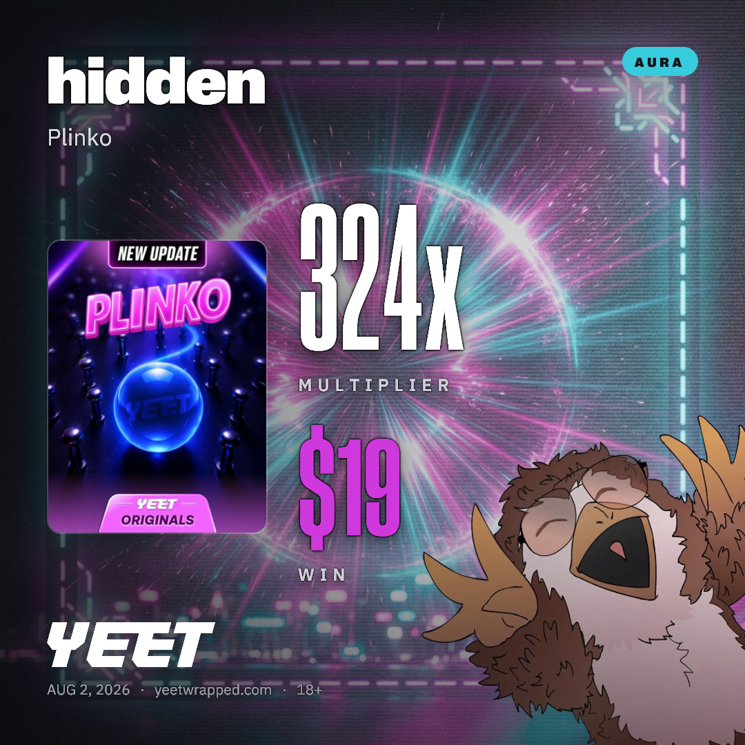 hidden hit 324x on Plinko