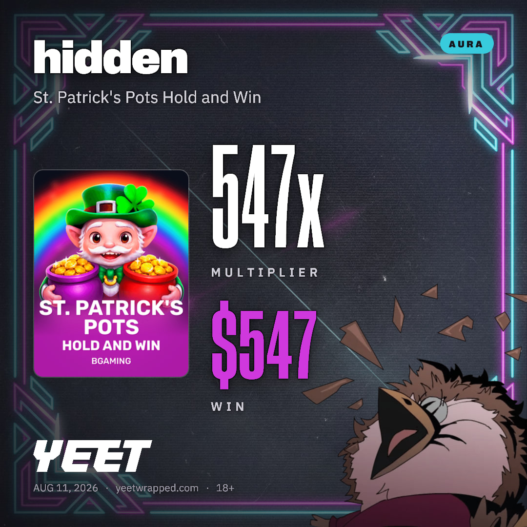 hidden hit 547x on St. Patrick's Pots Hold and Win