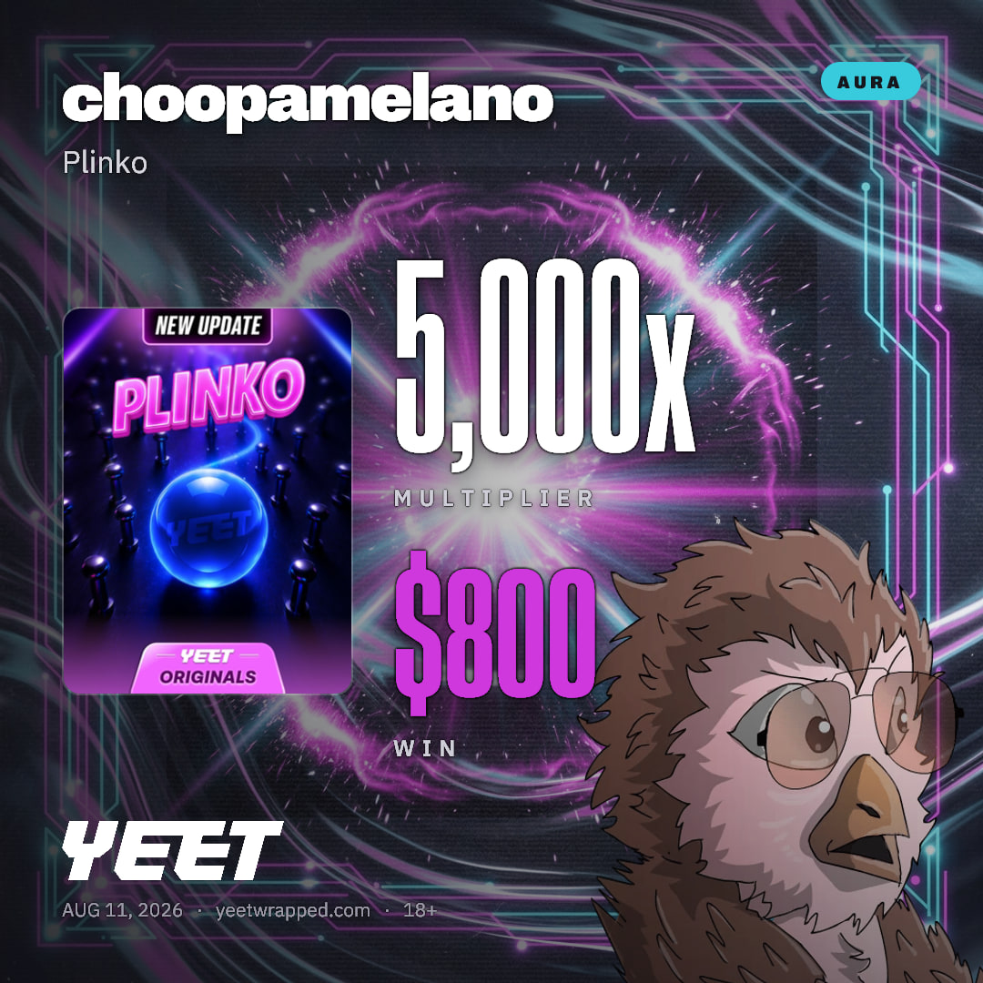 choopamelano hit 5,000x on Plinko