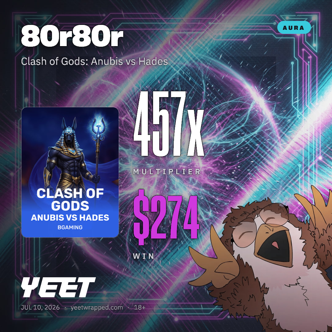 80r80r hit 457x on Clash of Gods: Anubis vs Hades