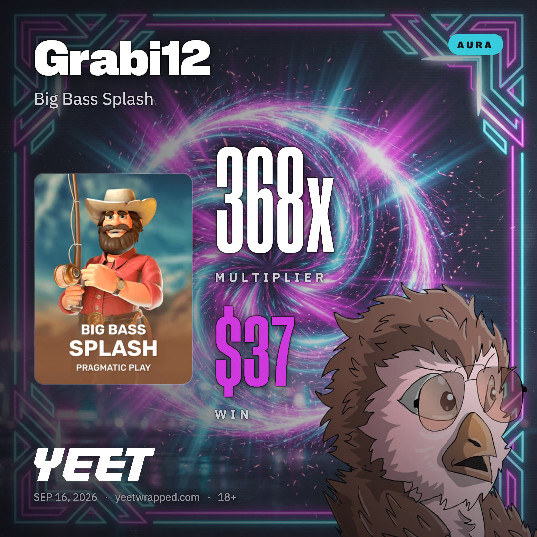 Grabi12 hit 368.4x on Big Bass Splash