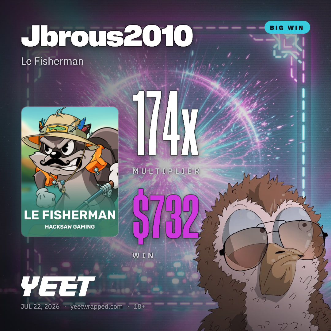 Jbrous2010 hit 174.3x on Le Fisherman