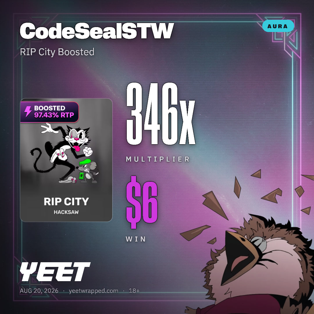 CodeSealSTW hit 345.7x on RIP City Boosted