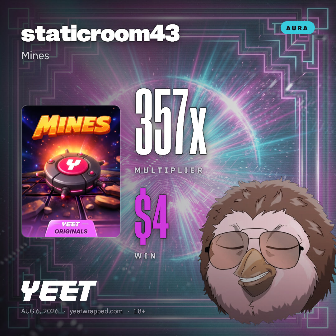 staticroom43 hit 356.6x on Mines