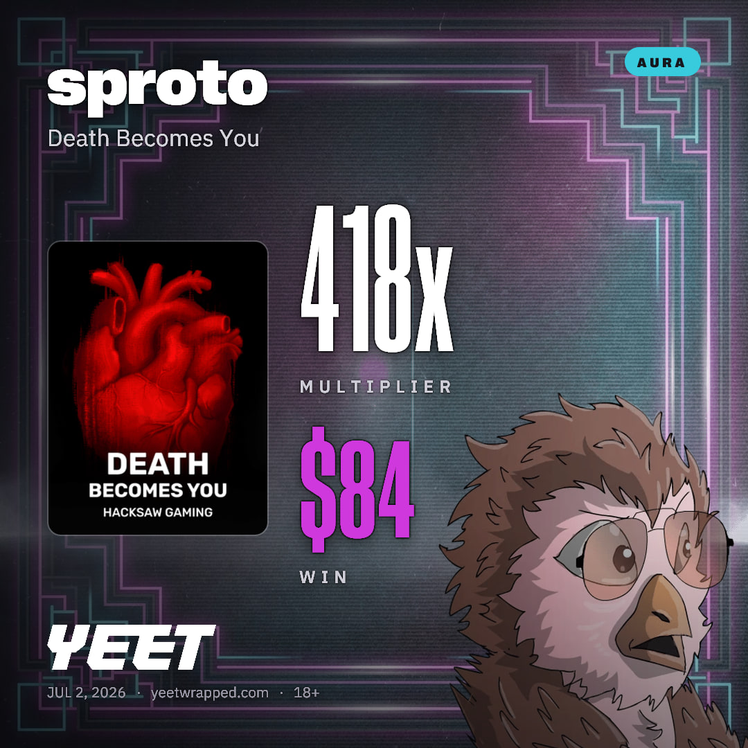 sproto hit 418x on Death Becomes You