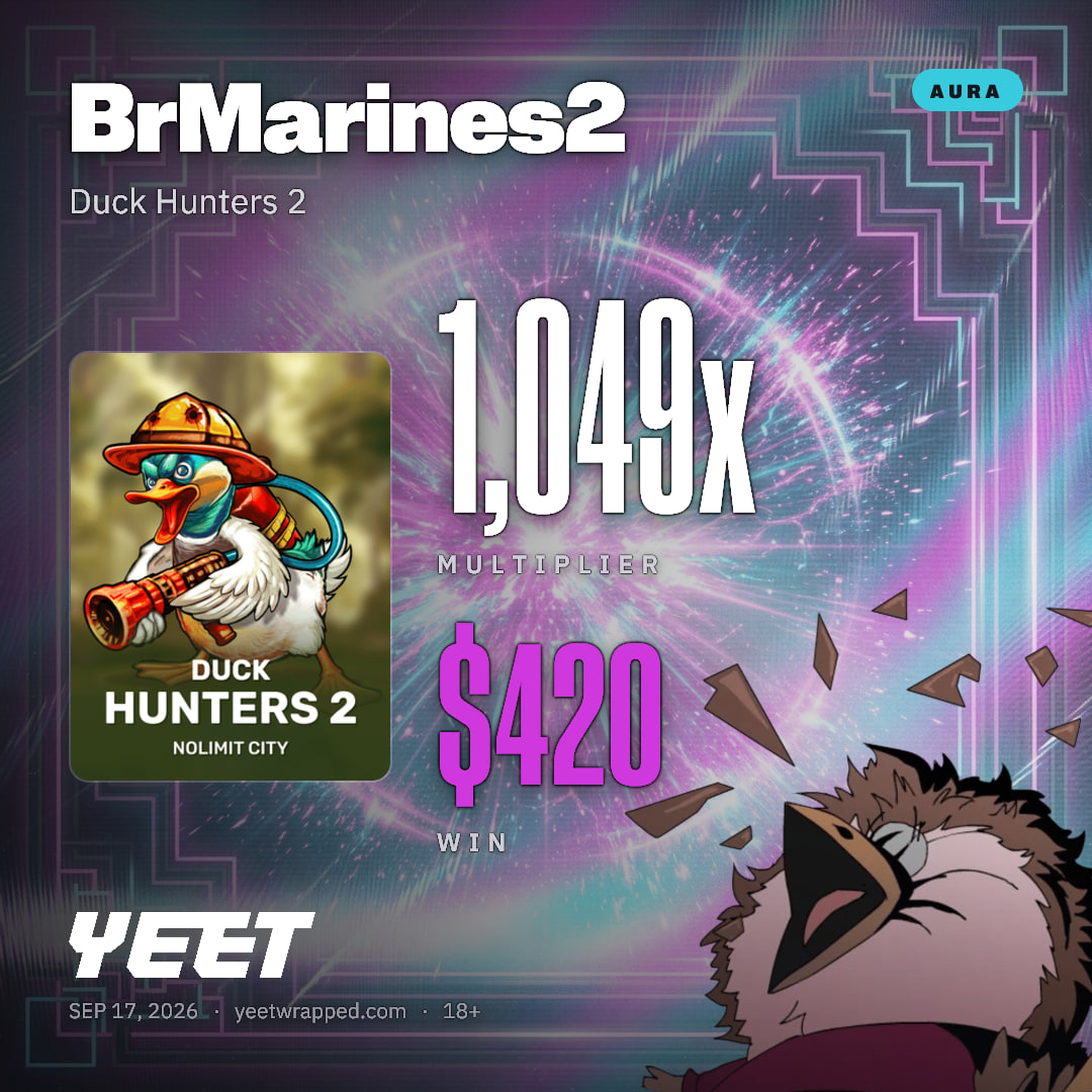 BrMarines2 hit 1,049x on Duck Hunters 2
