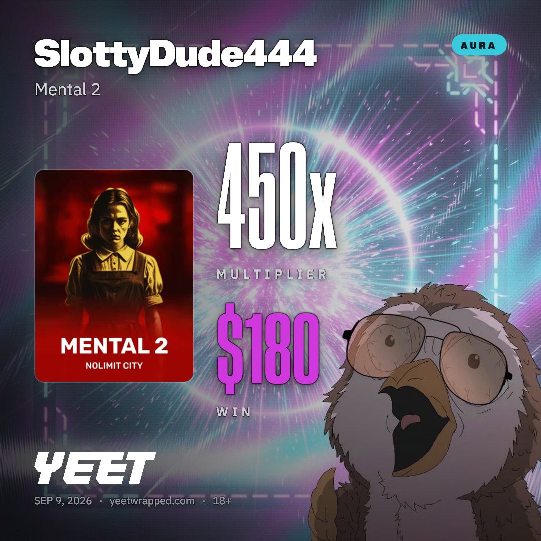 SlottyDude444 hit 450x on Mental 2