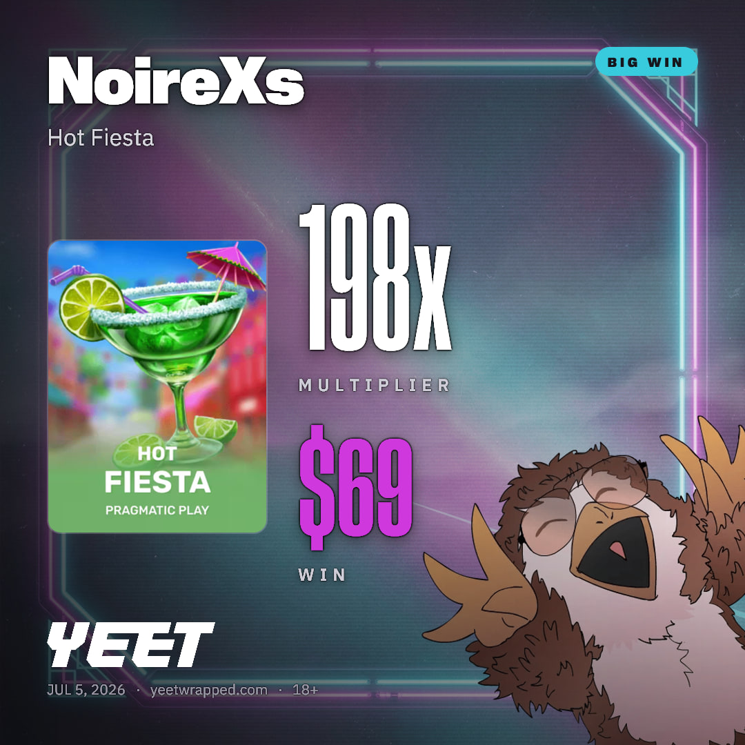 NoireXs hit 197.7x on Hot Fiesta