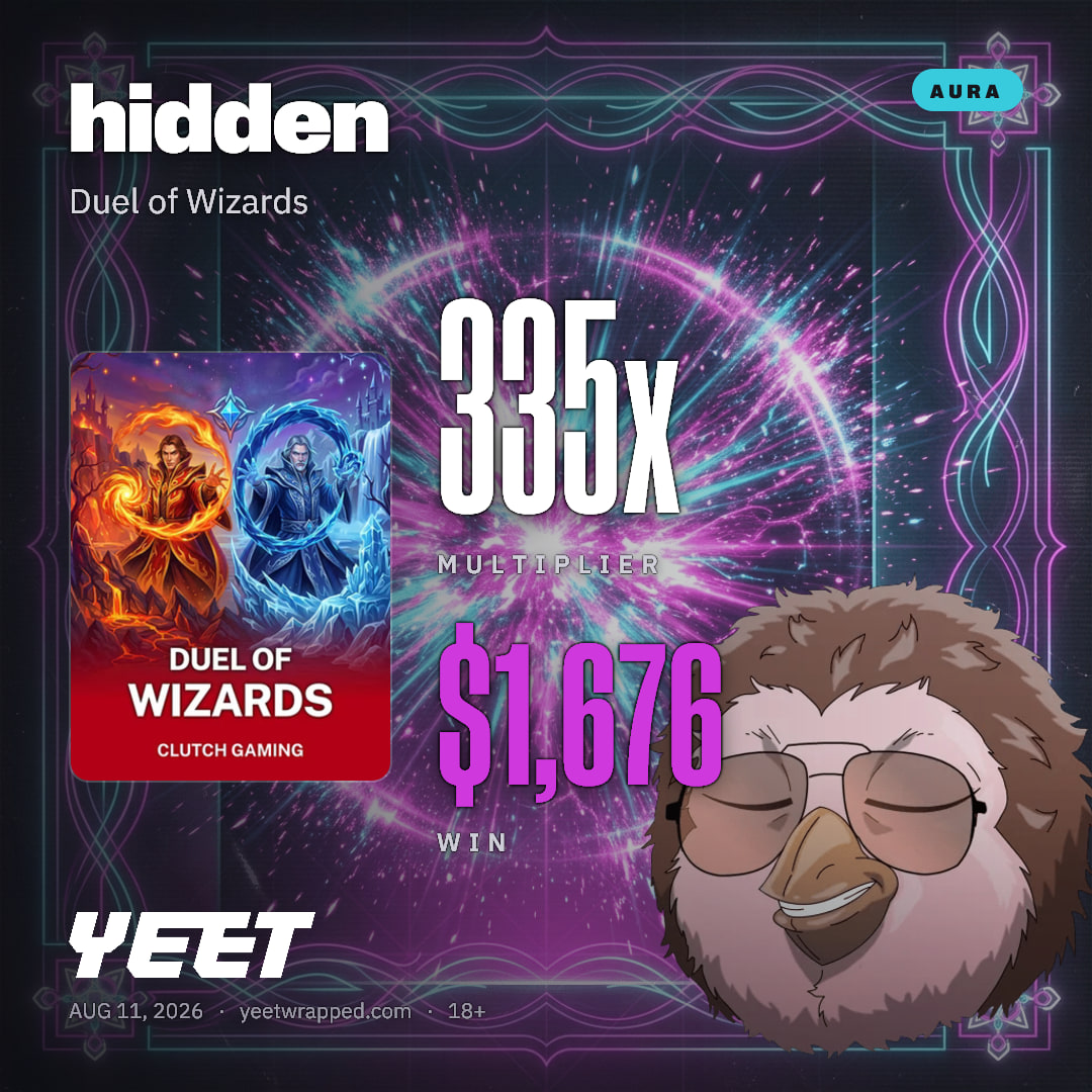 hidden hit 335.1x on Duel of Wizards