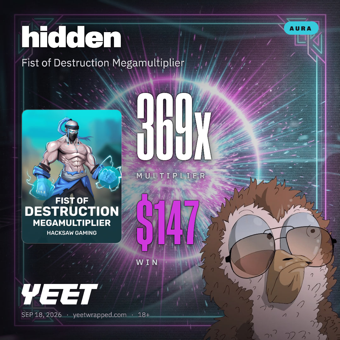 hidden hit 368.7x on Fist of Destruction Megamultiplier