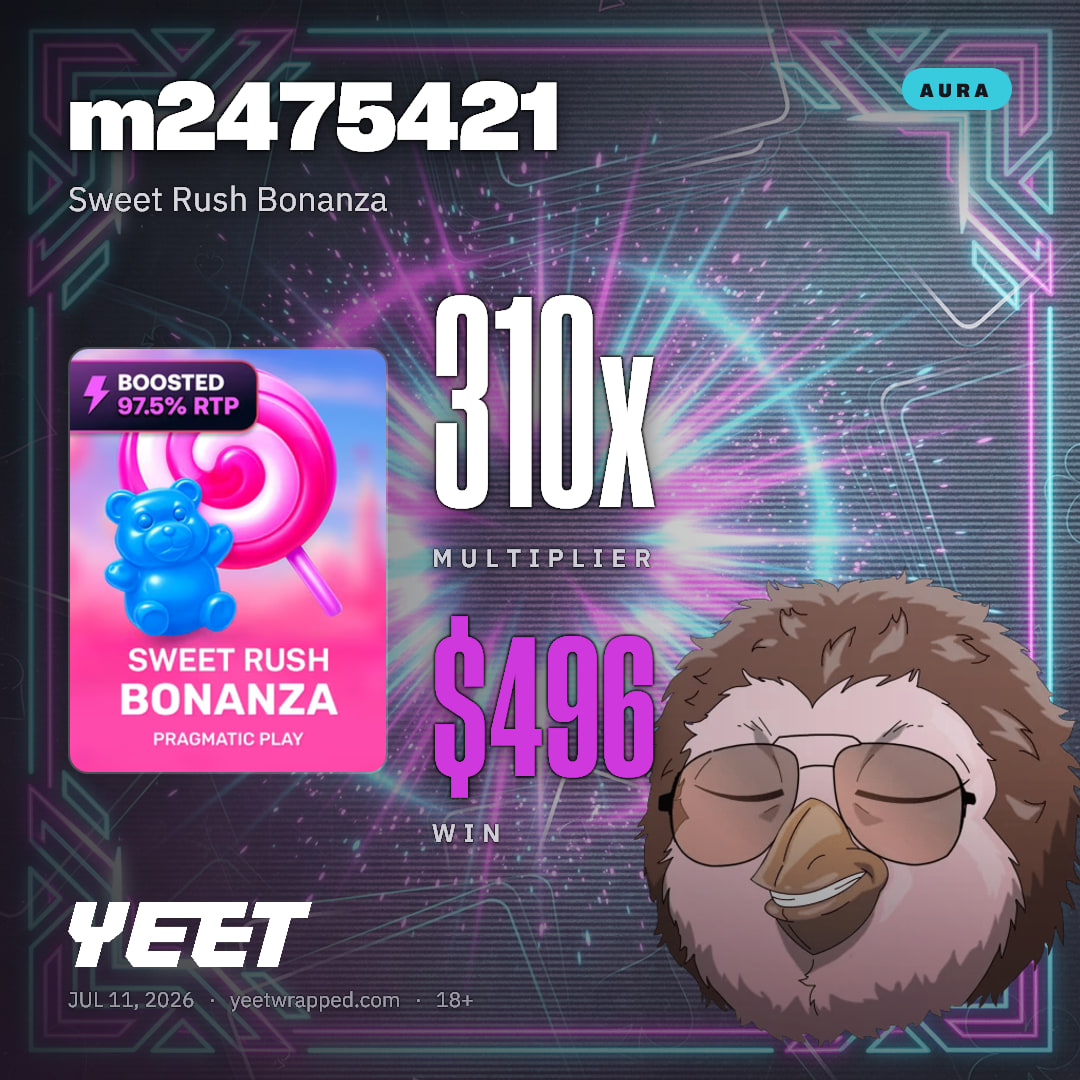 m2475421 hit 310.1x on Sweet Rush Bonanza