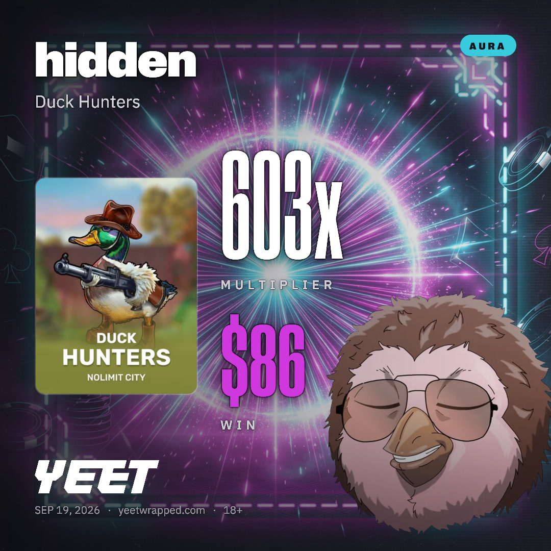 hidden hit 603.2x on Duck Hunters