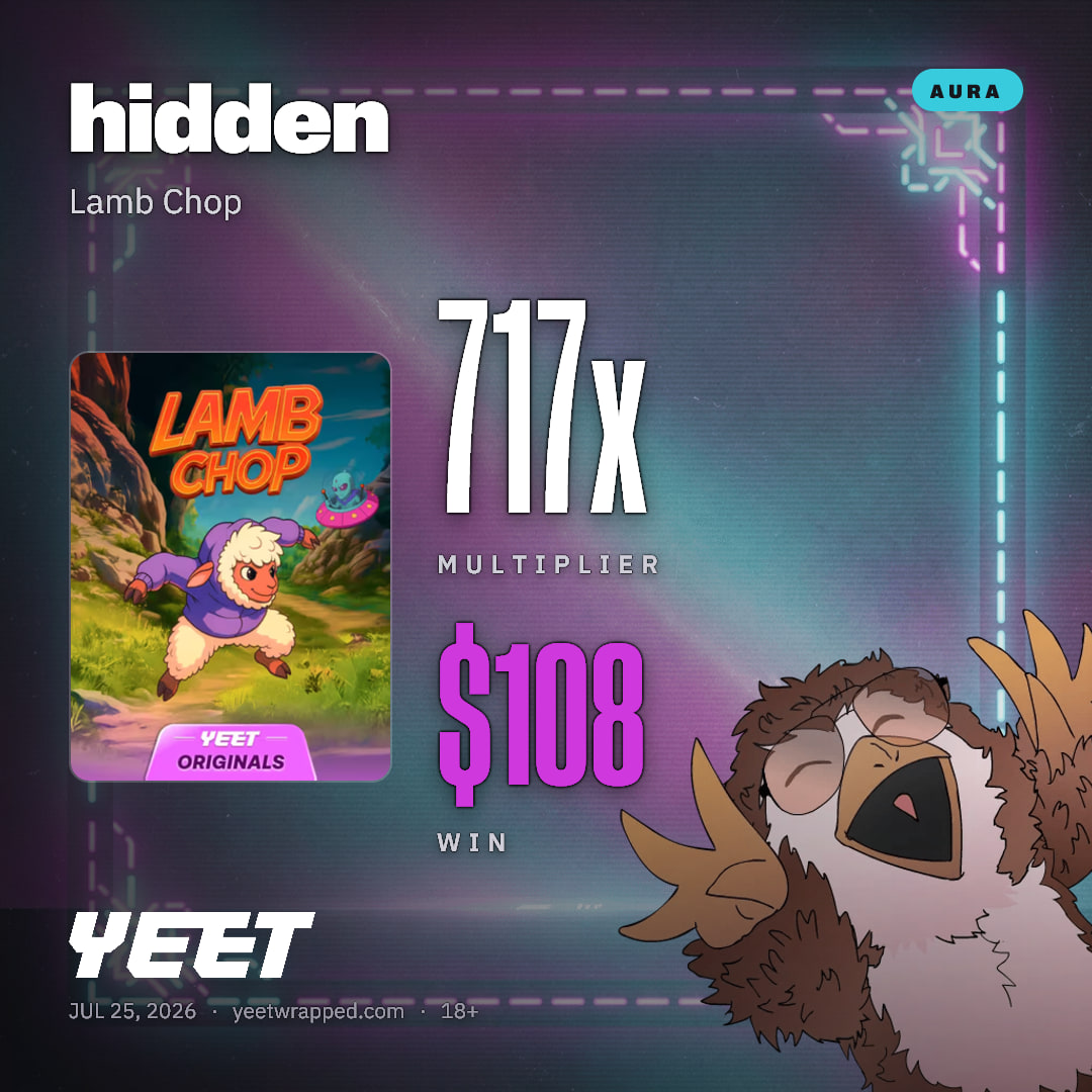 hidden hit 717.1x on Lamb Chop