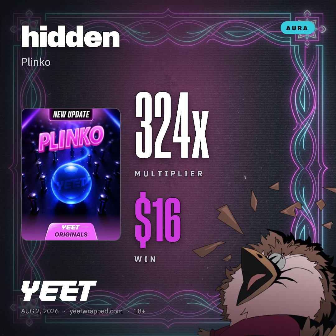 hidden hit 324x on Plinko