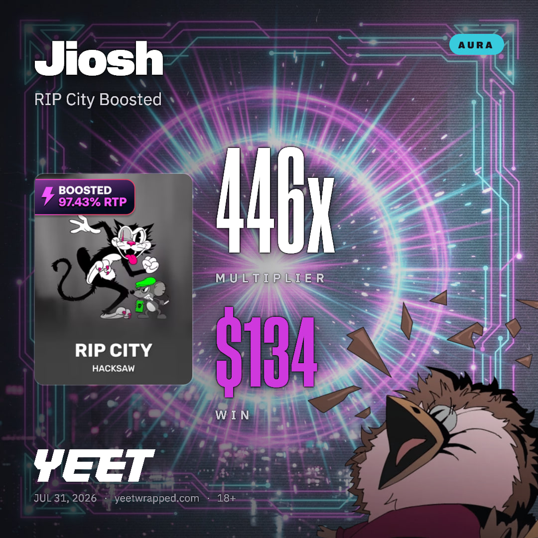 Jiosh hit 446.1x on RIP City Boosted