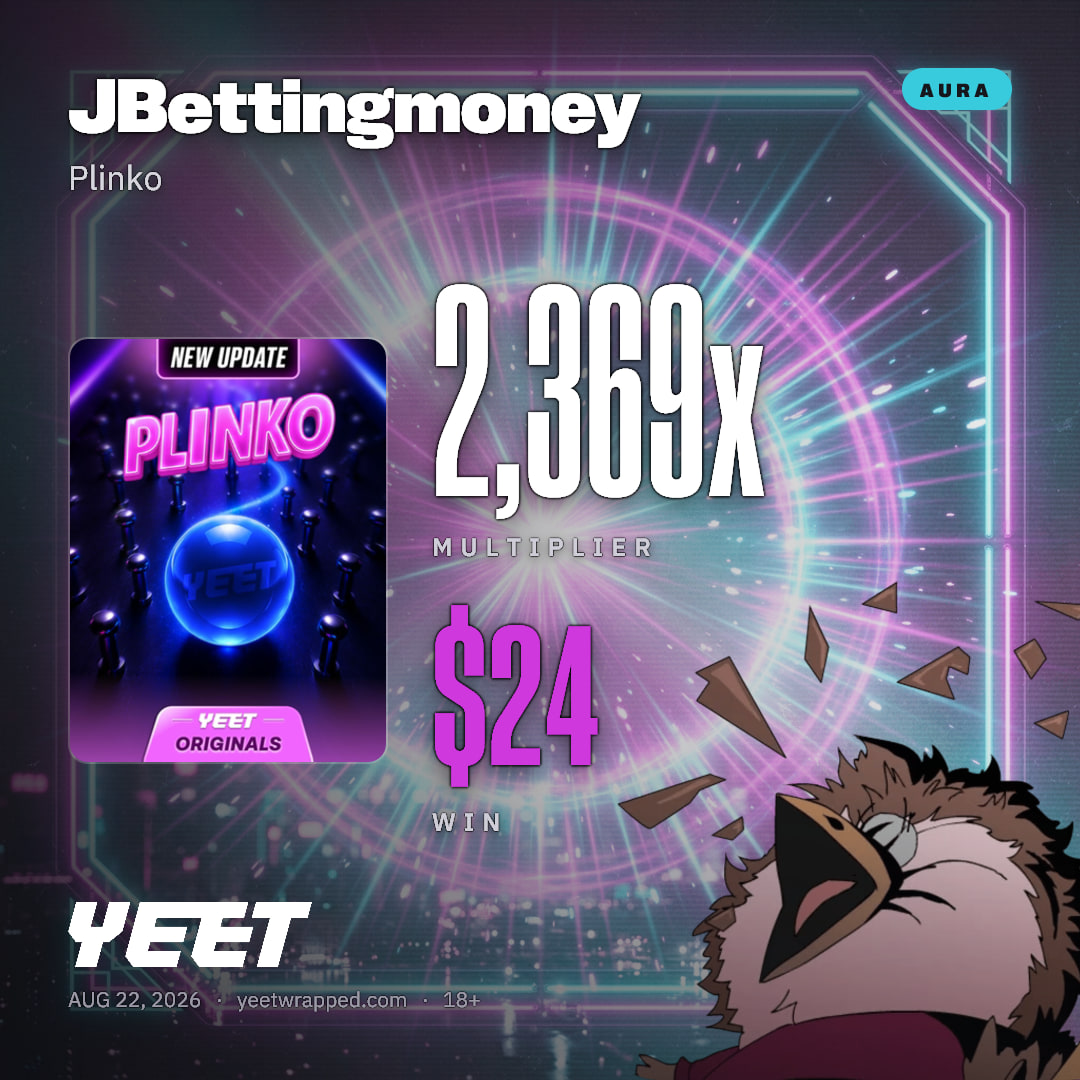 JBettingmoney hit 2,369x on Plinko