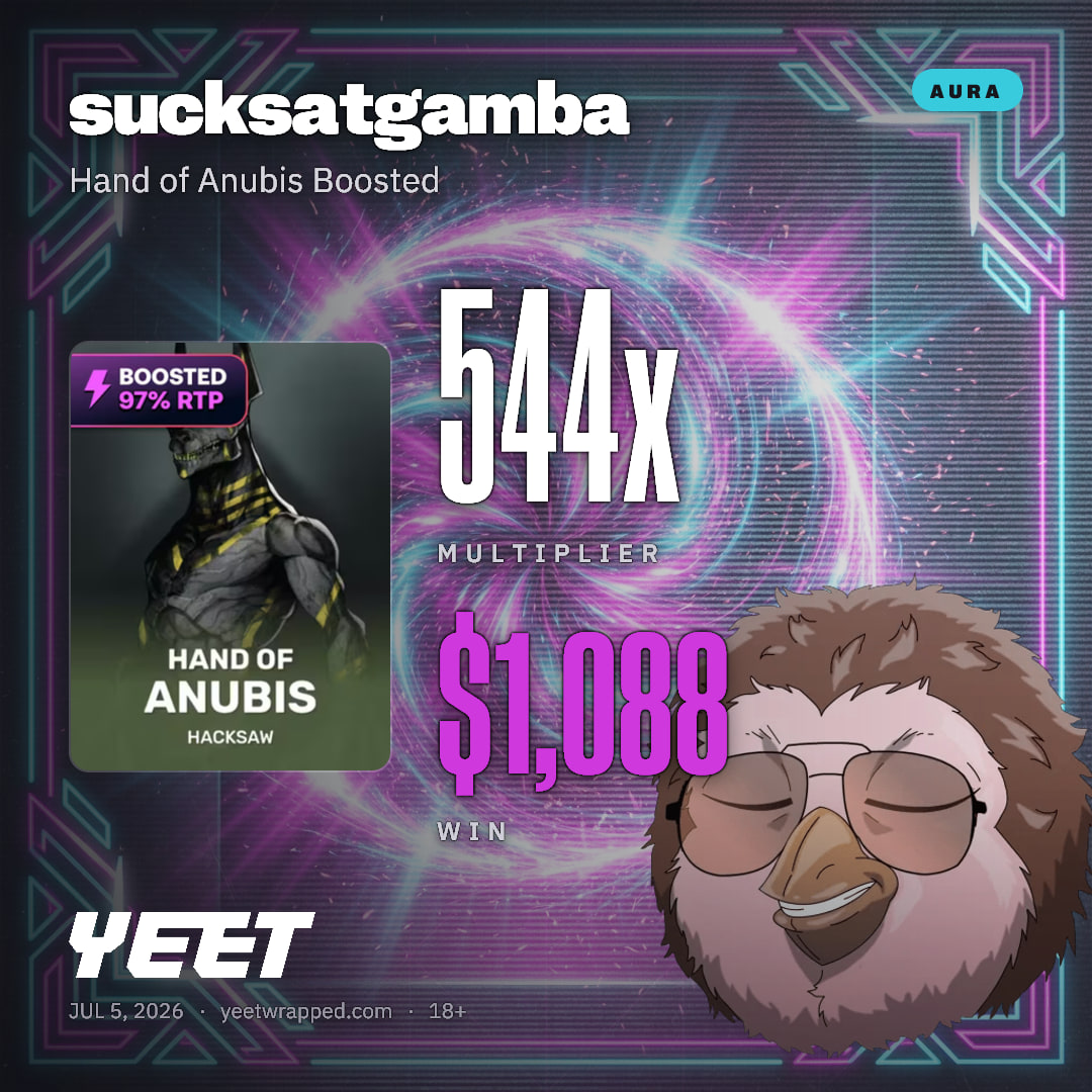 sucksatgamba hit 544x on Hand of Anubis Boosted