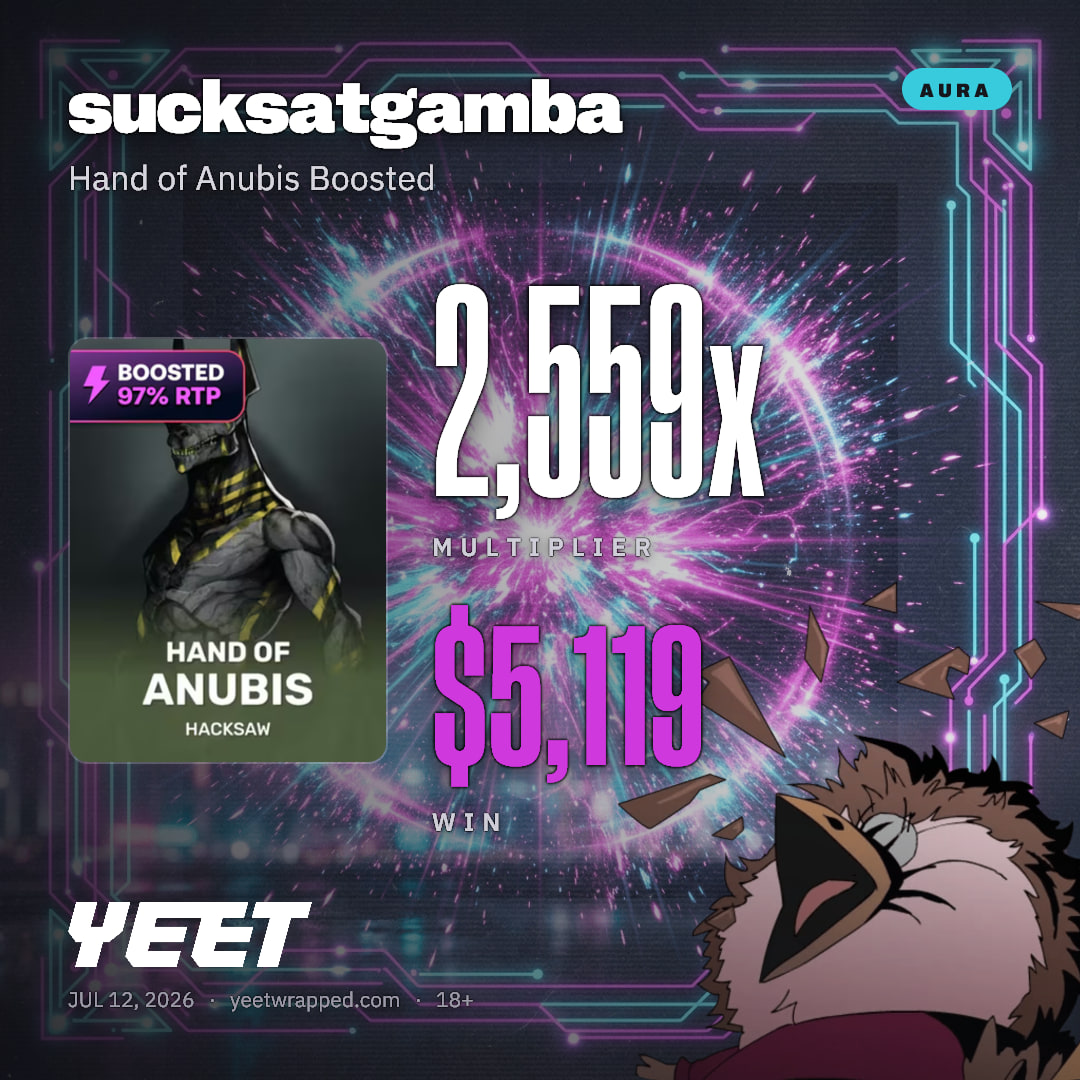 sucksatgamba hit 2,559x on Hand of Anubis Boosted