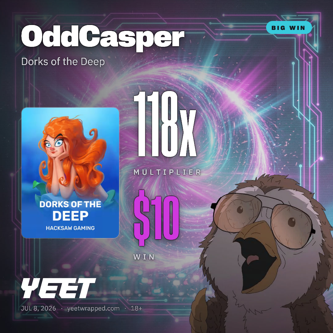 OddCasper hit 118.4x on Dorks of the Deep
