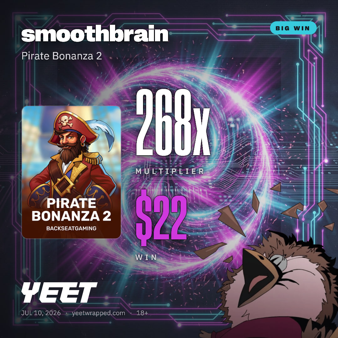 smoothbrain hit 268.1x on Pirate Bonanza 2