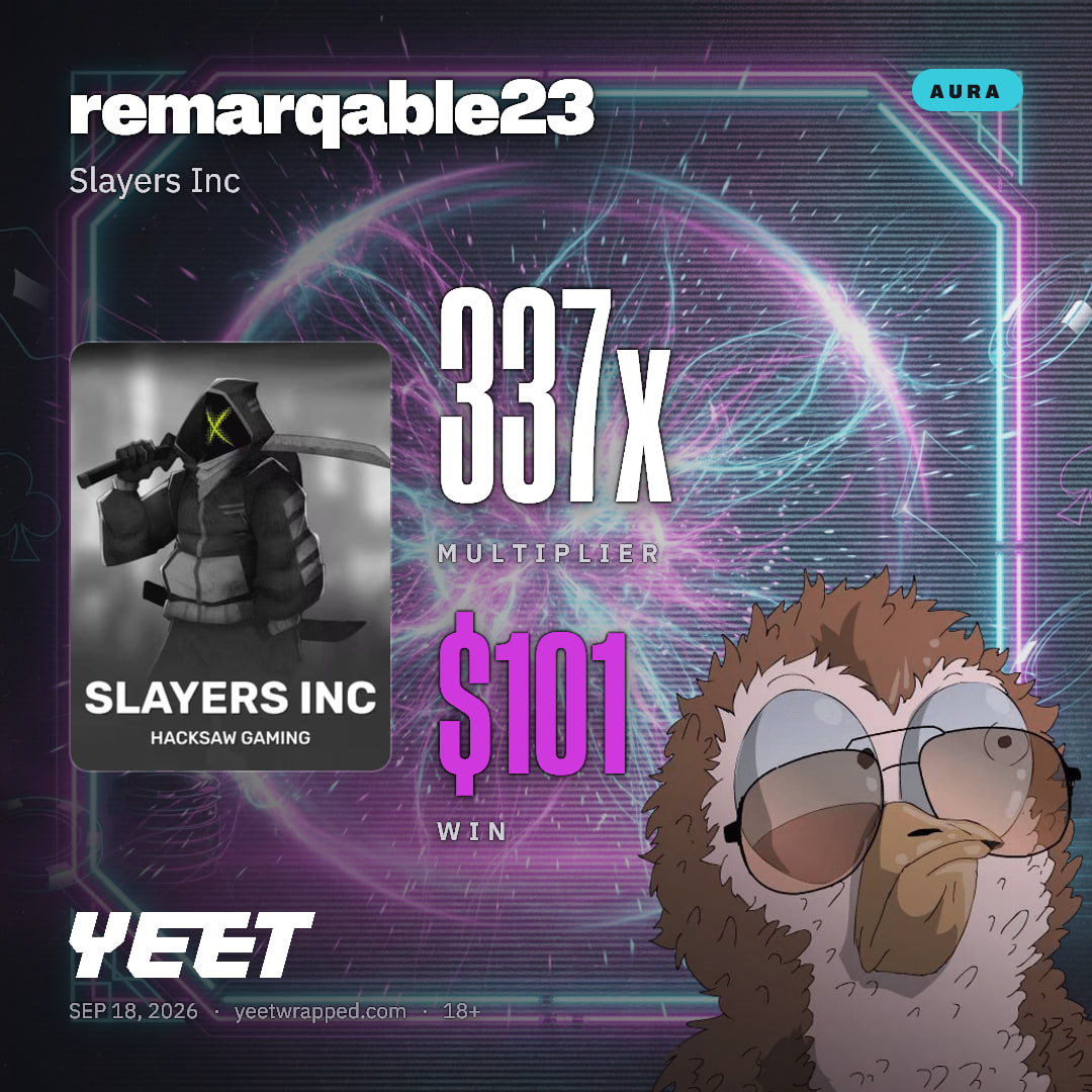 remarqable23 hit 337.4x on Slayers Inc