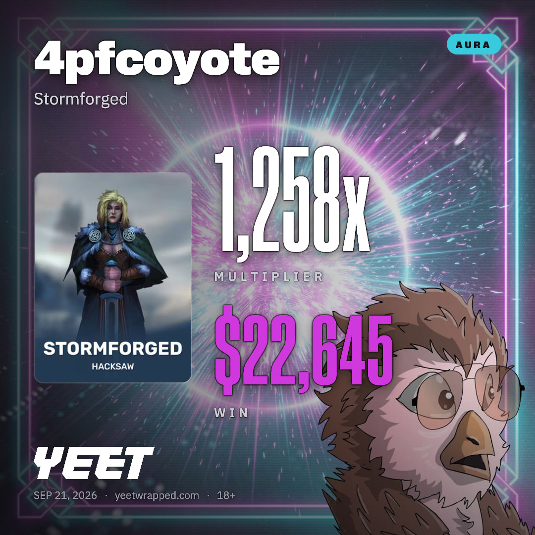 4pfcoyote hit 1,258x on Stormforged