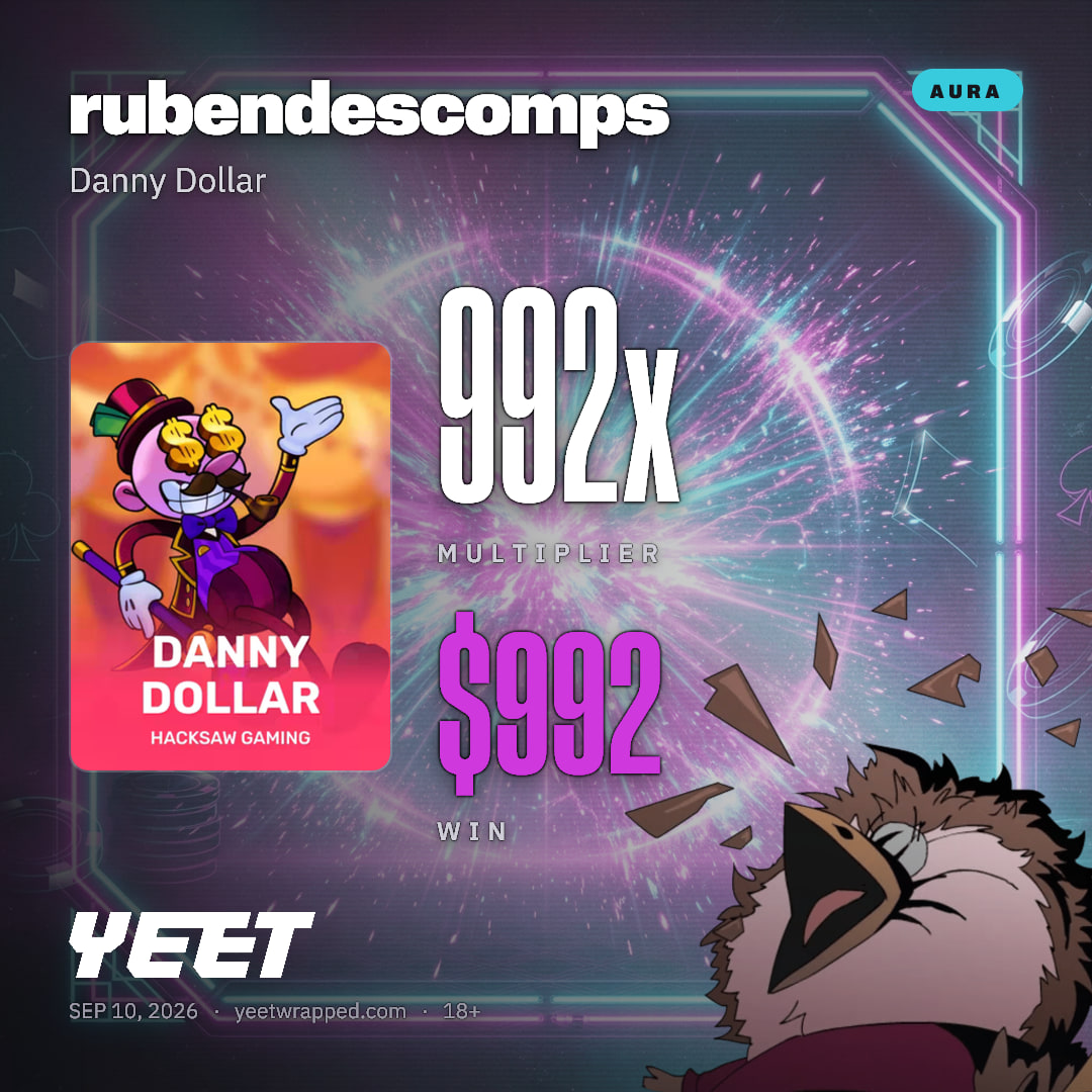 rubendescomps hit 991.9x on Danny Dollar
