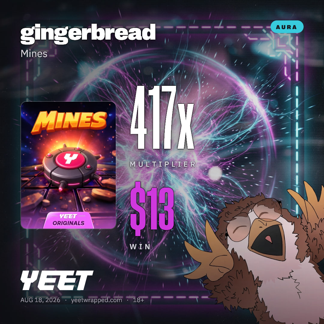 gingerbread hit 417.4x on Mines