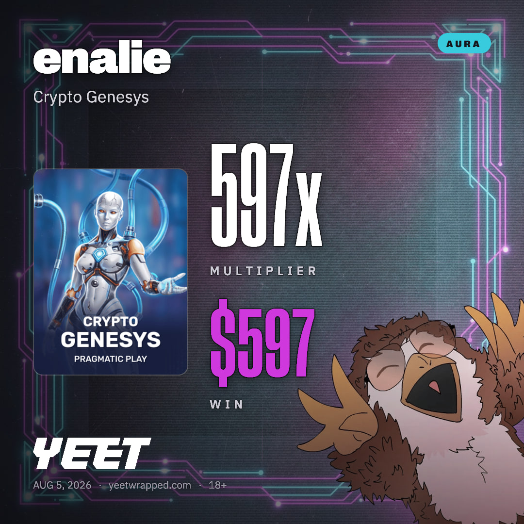 enalie hit 597x on Crypto Genesys