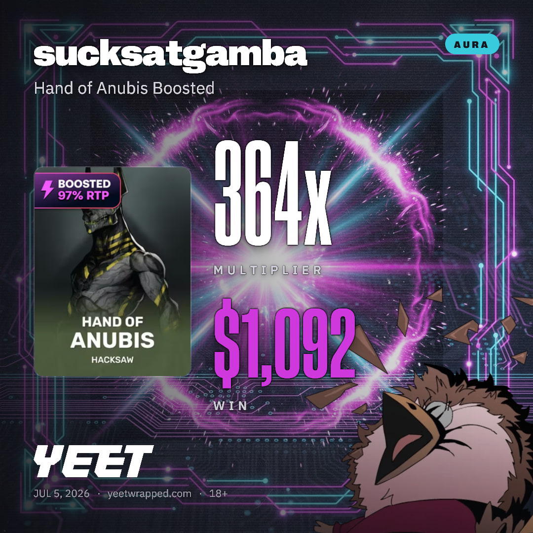 sucksatgamba hit 363.9x on Hand of Anubis Boosted