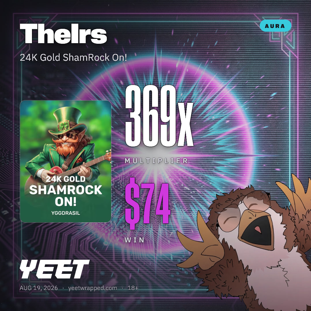 TheIrs hit 369x on 24K Gold ShamRock On!