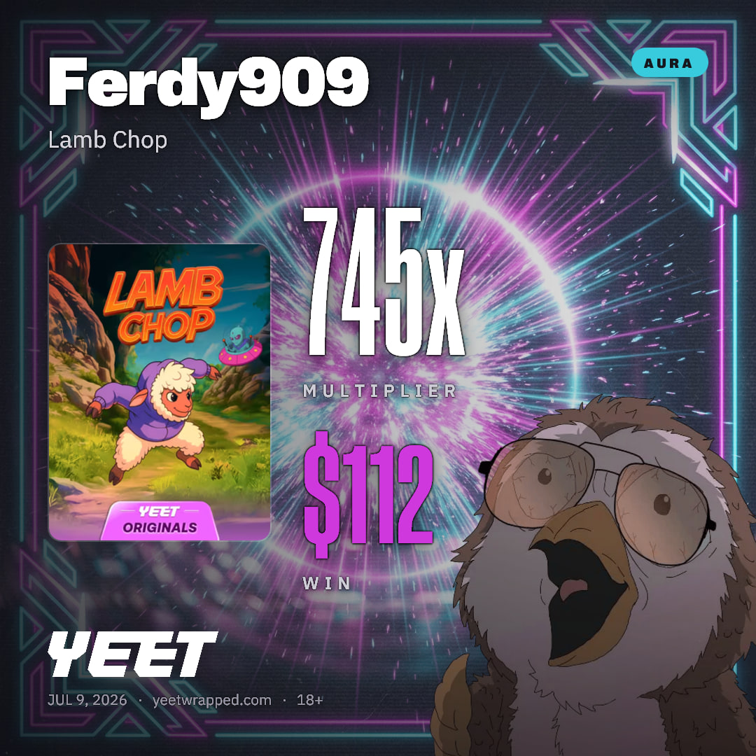 Ferdy909 hit 745.1x on Lamb Chop