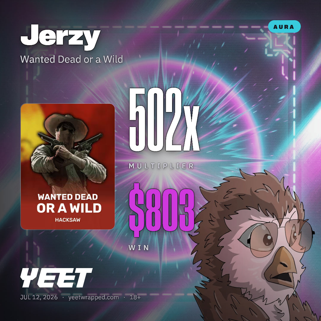 Jerzy hit 502.1x on Wanted Dead or a Wild