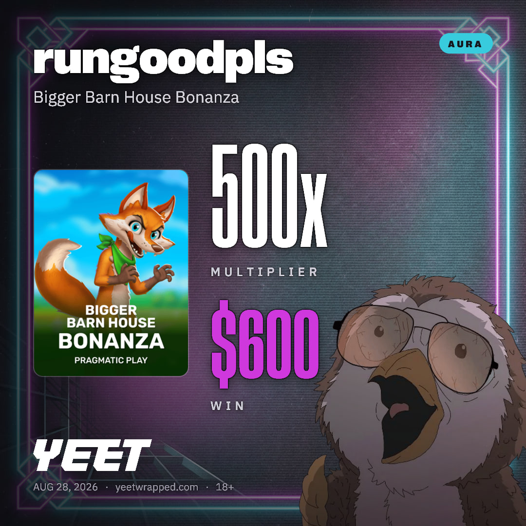 rungoodpls hit 500x on Bigger Barn House Bonanza