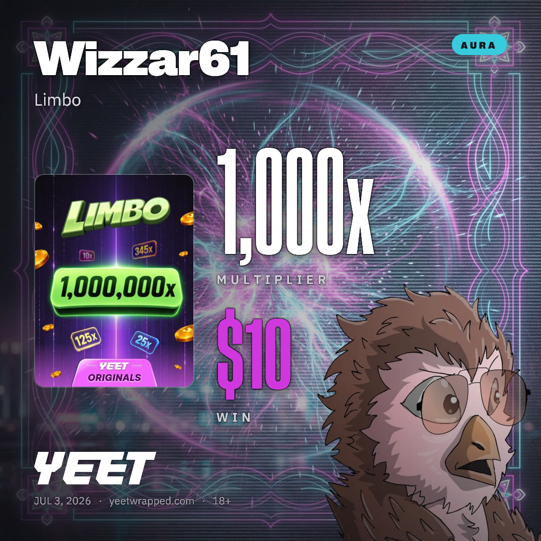 Wizzar61 hit 1,000x on Limbo